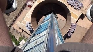 Per Bacco Wine Themed Drop Tower Onride POV Video Miragica Italy 1080p HD