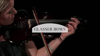 Glasser Carbon Composite Electric Violin, 5 String, Red | Gear4music demo