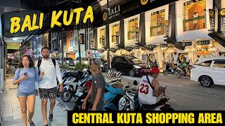 Bali Central Kuta Virtual Night Street Walking Tour