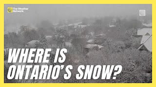 Where Is All the Snow This Season in Ontario?