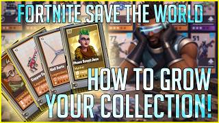 FORTNITE STW: HOW TO BUILD YOUR ARSENAL FAST AS A BEGINNER & GET MORE WEAPONS,HEROES,TRAPS & MORE!