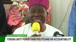 Yoruba Unity Forum tasks politicians on accountability