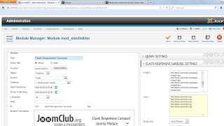 Elasti Responsive Carousel Joomla Module