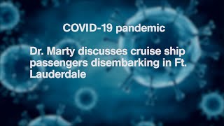 WEB EXTRA: Dr. Aileen Marty On Whether Docking Cruise Ships With COVID-19 Patients Putting Public At