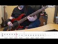 The Stone Roses - Sally Cinnamon (Bass Cover with Bass Tabs)