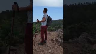 Amazing hiking in France Cannes red mountains