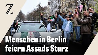 Tausende feiern in Berlin das Ende des Assad-Regimes