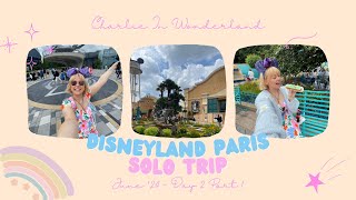 DISNEYLAND PARIS JUNE '24 - MY FIRST SOLO TRIP -  DAY 2 PART 1 - WALT DISNEY STUDIOS PARK FUN!!