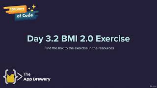 [Interactive Coding Exercise] BMI 2.0 | 100 Days of Code: The Complete Python Pro Bootcamp for 2022