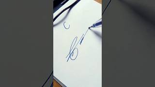 How to sign...c name #signature #handwriting #foryou #viralshorts