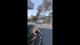Fire at Santa Rosa gas station under investgation