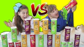 NÃO ESCOLHA A BATATA PRINGLES ERRADA DE SLIME - DON'T CHOOSE PRINGLES SLIME CHALLENGE *Mileninha