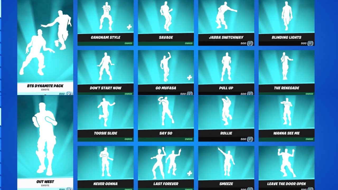 All Icon Series Emotes Showcase In Fortnite. (With Sound & No ...