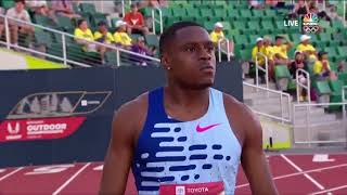 Men's 100m finals at USATF athletics championships 2023