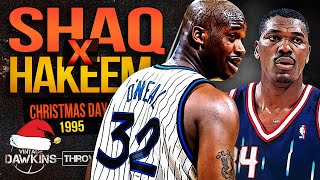 Shaq x Hakeem Put On a LEGENDARY BiG-Men Duel In 1995 Christmas Day 🐐🐐 | VintageDawkins