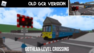 Roblox Gothlan Dovey South Level Crossings 010818 - me in a roblox railroad crossing world