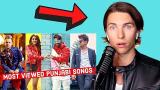 PUNJABI Songs - Top 25 Most Viewed On YouTube Of All Time | Vocal Coach Justin Reaction