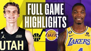 Utah Jazz vs LA Lakers Full Game Highlights | Nov 7 | 2022-23 NBA Season