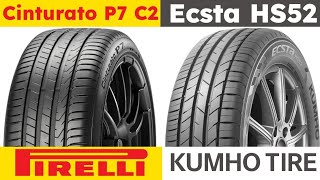 Pirelli Cinturato P7 C2 vs Kumho Ecsta HS52