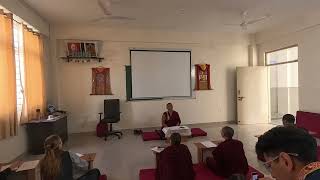 བྷེང་ལོར་སྨན་རྩིས་མཐོ་སློབ་ཏུ་བློ་སྦྱོང་དང་སྒོམ་གྱི་ཟབ་སྦྱོང་། ༼ཉིན་གསུམ་པ།༽