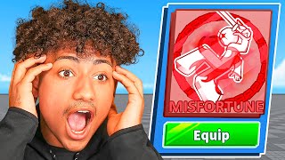 Spending $8,426,783 On The NEW MISFORTUNE Ability.. (Roblox Blade Ball)