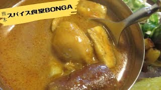 【グルメ 熊本🍛】スパイス食堂BONGA｜オシャレなカレー空間 in 熊本市河原町