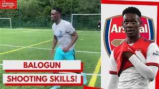 ELITE FINISHER! | Watch Folarin Balogun Showcase His Shooting Skills! | Arsenal Social