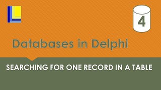 Databases in Delphi - Searching for one record in a table