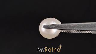 Certified Natural Pearl Gemstone | 5.37 Carat | SSP-8940 | MyRatna