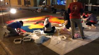 TORRICELLA SICURA E LA NOTTE DELL'INFIORATA 2015