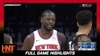 NY Knicks vs Philadelphia 76ers 3.16.21 | Full Highlights