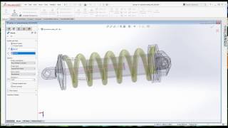 Solidworks: Create Spring and Motion Study