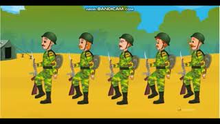 Five little soldiers (Rhyme for kindergarten)