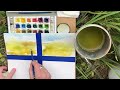 paint dynamic landscapes using alcohol and watercolor