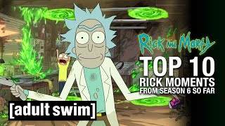 Rick And Morty | Top 10 Rick Moments From Season 6 So Far | Adult Swim UK 🇬🇧