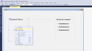 USO DEL RADIOBUTTON EN VISUAL BASIC NET