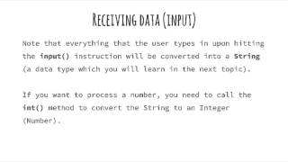 Python: 1.2 - Basic Input and Output Operators
