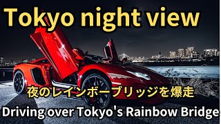 【Tokyo night view】A scenic driving course from Haneda Airport to Tokyo via Rainbow Bridge.