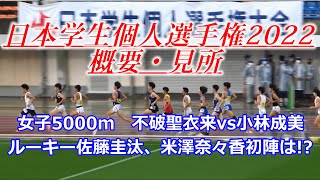 日本学生個人選手権2022、概要・見所について