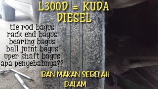 RODA DEPAN MAKAN SEBELAH DALAM,MOBIL KUDA DIESEL.PENYEBABNYA???