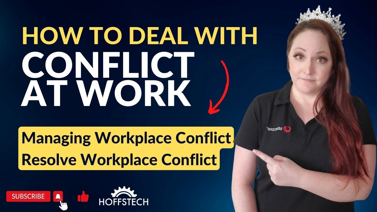 How To Resolve Conflict At Work | Conflict With Coworkers - YouTube