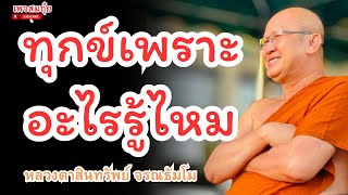 ทุกข์เพราะอะไรรู้ไหม หลวงตาสินทรัพย์ จรณธัมโม #อานาปานสติ #วัดป่าบ่อน้ำพระอินทร์