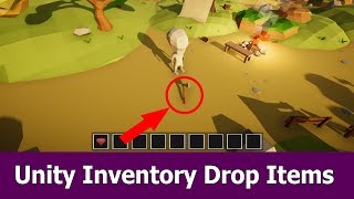 Unity Inventory Tutorial : Drop Items