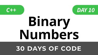 Day 10: Binary Numbers - 30 Days of Code HackerRank Solutions