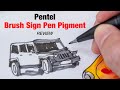 Pentel Brush Sign Pen Pigment (review)