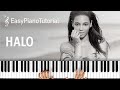 Halo (Beyoncé) - Piano Tutorial + Free Sheet Music