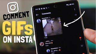 How To Comment GIFs on Instagram ? ( Android + IOS )
