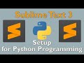 How To Run Python In Sublime Text 3
