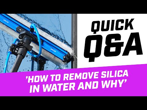 How can we remove reactive silica from water?