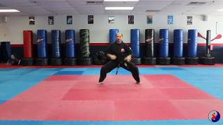 Kyoshi Demonstrates 1 Kata Shaolin Kempo Karate Nashua NH 1 Kata With Walk Through Cues